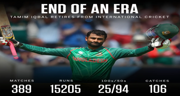 Three months before the World Cup, Tamim Iqbal decides to retire.